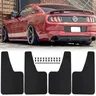 Paraspruzzi rossi/neri per Ford Mustang GT V6 Ecoboost GT500 GT350 GT-S CS Shelby Pony Mach-E GT