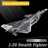 1/72 Air Force Fighter Aircraft Metal Aircraft J-20 Stealth Fighter lega militare Die-cast Toy Model