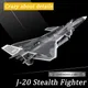 1/72 Air Force Fighter Aircraft Metal Aircraft J-20 Stealth Fighter lega militare Die-cast Toy Model