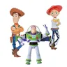 Disney Toy Story 4 sceriffo Cowboy legnoso suono parlante e luce Pixar Buzz Lightyear Jesse Action