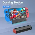 Docking station per Nintendo Switch / Switch OLED, sostituzione della stazione dock Switch per TV con adattatore HDMI 4K / porta USB tipo C