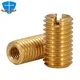 2 pz M2 M3 M4 M5 M6 M8 M10 M12 M14 guaina in ottone filettatura inserto maniche filettatura esterna