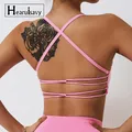 Comfort Back Cross Sports Bra Gym Top Women Training traspirante Sexy Yoga Bra donna sport Underwear