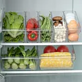 Frigorifero Organizer Bin frigo Egg Storage Box Clear frigo organizer contenitori congelatore