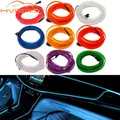 1/2/3/5M Auto Interni Atmosfera Lampada Porta di Benvenuto Cruscotto Luci Auto LED Striscia