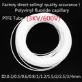 1M PTFE Tubo ID 0.3 0.6 0.8 1 1.2 1.5 1.6 1.8 2 2.5 3 millimetri F46 Capillare Isolato Tubo Rigido