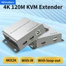 4K HDMI KVM Extender HDMI USB extender su cat5e/6 1080P 4K USB HDMI KVM extender splitter con HDMI
