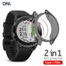 2 + 1 Caso della protezione + Protezione Dello Schermo per Garmin Approccio S62 smart watch molle di