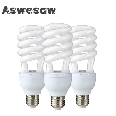 Spiral Light Bulb Energy-saving Lamps Tubes E27 5-45W Retro Decor Lamps Bright Bulbs AC220V LED Lamp Home Decoration Lamp