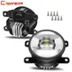 2 X Gruppo fendinebbia 30W 8000LM Paraurti anteriore per auto LED Fendinebbia Luce di marcia diurna