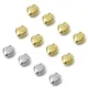 100pcs/lot 10x8mm Gold Color CCB Heart Charm Pendant Beads With Hanging for Bracelet Necklace DIY