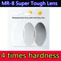 High Quality MR-8 Super Tough Photochromic Optical Prescription Lens 1.56 -1.74 Anti-blue Light