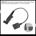 Audio Adapter Connector For Hytera PD680 X1P PD600 X1E Walkie Headphone Conversion Cable To K-type