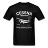 Cessna Per Il Tempo Libero di Marca Biplano Tshirt Aereo Avventura di Viaggio In Tutto Il Mondo