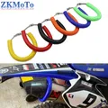Protezione di scarico ovale universale per moto può coprire per accessori KTM Dirt Bike Protezione in silicone anti-caldo 250 350 450 500 CC
