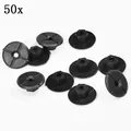 10/50pcs 4mm Car Fender Flares Mud Flaps Splash Guard Wheel Arch Bumper Panel Fastener Clip For