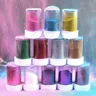 12 colori Glitter in polvere per lucidalabbra fai da te lucidalabbra Base Gel strumenti lucidalabbra