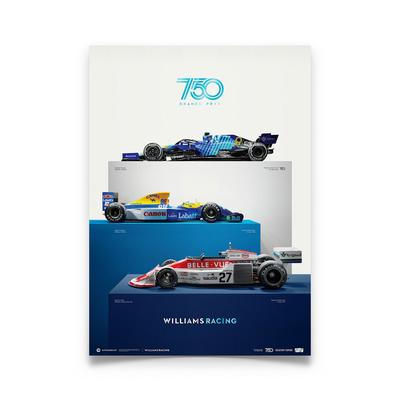 Williams Racing – 750 Grands Prix Sammleredition-Poster Image