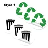 6 Pcs 5 pollici PVC cestino classificazione adesivo casa autoadesivo è riciclabile classificazione