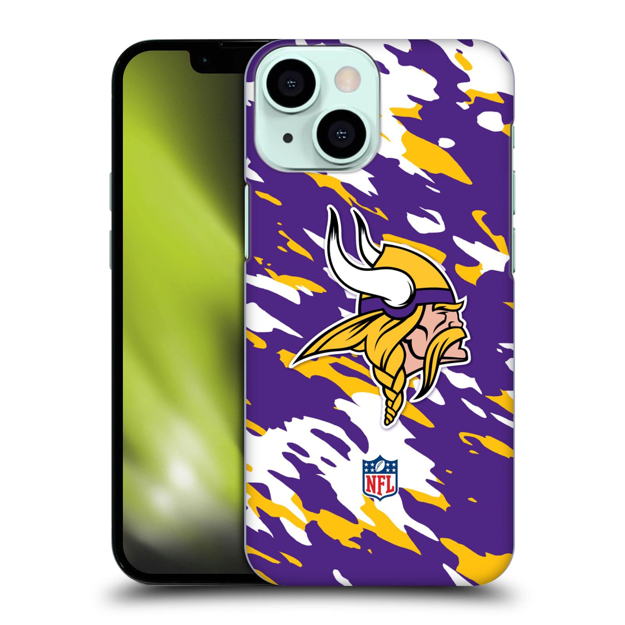 Coque Minnesota Vikings rigide avec logo camouflage - iPhone