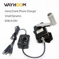 Portable Hand Crank Generator 30W Small Dynamo Outdoor Manual Emergency Phone Charger With 3-28V