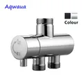 Aqwaua Shower Faucet Diverter 3 Way Shower Arm Diverter 2 Functions Faucet Valve for Shower Mixer