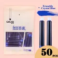 50pcs Erasable Ink Supplies Fountain Pen Ink Refill Cartridge Bag Set Office School Student
