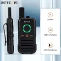Walkie Talkie Dual PTT Walkie-talkie professionale portatile PMR446 Radio bidirezionale VOX USB C per ristorante dell'hotel