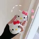 Kawaii Hello Kitty Funda Airpods Cases for 1/2/3/pro Bluetooth Headset Case Soft Airpods-Cases Hello