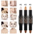 New Lady Facial Highlight Foundation Base Contour Stick Beauty Make Up Face Powder Cream Shimmer