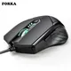FORKA Silence Click Wired Gaming Mouse 6 Buttons USB Mute LED Optical Cable Ergonomic Computer Mouse