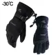 New Men's Ski Gloves Snowboard Snowmobile Motorcycle Riding Winter Windproof Waterproof Unisex Snow