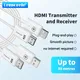 Lemorele HDMI Wireless Transmitter Receiver 1080P 98FT/30M 5G/2.4G 50M Extender Adapter Dongle Kit