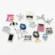 20pcs/lot Globe Coffeemaker Sewing Machine Enamels Supplies Scissor Floating Charms For Glass