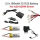 Original 3.7V 180mAh Lipo Battery And Charger For A20 A20W Four-axis Drone RC Quadcopter Spare Parts