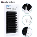 20MM Super Long Easy Fanning Eyelash Extensions Blooming Volume Eyelashes Auto Fans Camellia