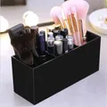 3 Grids Makeup Brushes Holder Makeup Organizer Cosmetic Storage Box Lipstick Eyebrow Pencil Display
