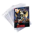 100pcs Resealable Protective Manual Insert Bags Plastic Sleeves for SNES N64 Pouch Instructions