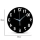 New arrive 3D acrylic mirror wall clocks quartz Needle watch modern horloge digital number clock