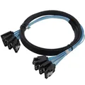 1m Sata To Sata Cable 4Ports/Set Date Cable 7 Pin Sata Sas Cable 6Gbps Sata To Sata HDD Cable Cord