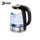 DEVISIB Electric Kettle Temperature Control 4Hours Keep Warm 2L Glass Tea Coffee Hot Water Boiler