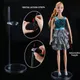 ABS White Transparent Doll Stand Suit for 1/6 Barbie Waist Bracket Clamp Foot Plastic Support Bjd