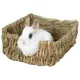 HOT SALES!!! Woven Grass Small Pet Rabbit Hamster Guinea Pig Cage Nest House Chew Toy Bed