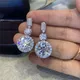 Valuable 925 sterling silver Dangle Earring Lab Diamond Party Wedding Drop Earrings for Women Bridal