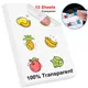 10 Sheets 100% Transparent Printable Vinyl Sticker Paper A4 Self-adhesive copy paper 100%