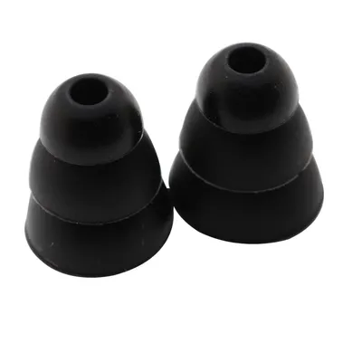 Poyatu L/S Size Triple Flange Eartips for Shure Se215 SE535 SE315 420 425 530 Westone In-Ear Headphones Replacement Earbuds