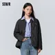 Semir Cotton Coat Women Mid-Length Loose Inner Wear 2023 Winter New Waterproof Baseball Collar Thin