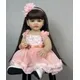 55 CM Soft Full Body Silicone Vinyl Princess Toddler Art Bebe Lifelike Reborn Baby Girl Doll Toy