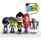 The new 6pcs teen Titan Go action figure Robin electronic Beast Boy Spark Crow Siqi suit children's
