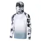 Fishing Shirts Men UPF 50+ Long Sleeve Mask Hooded UV Protection Quick-drying Fishing Clothes Plus